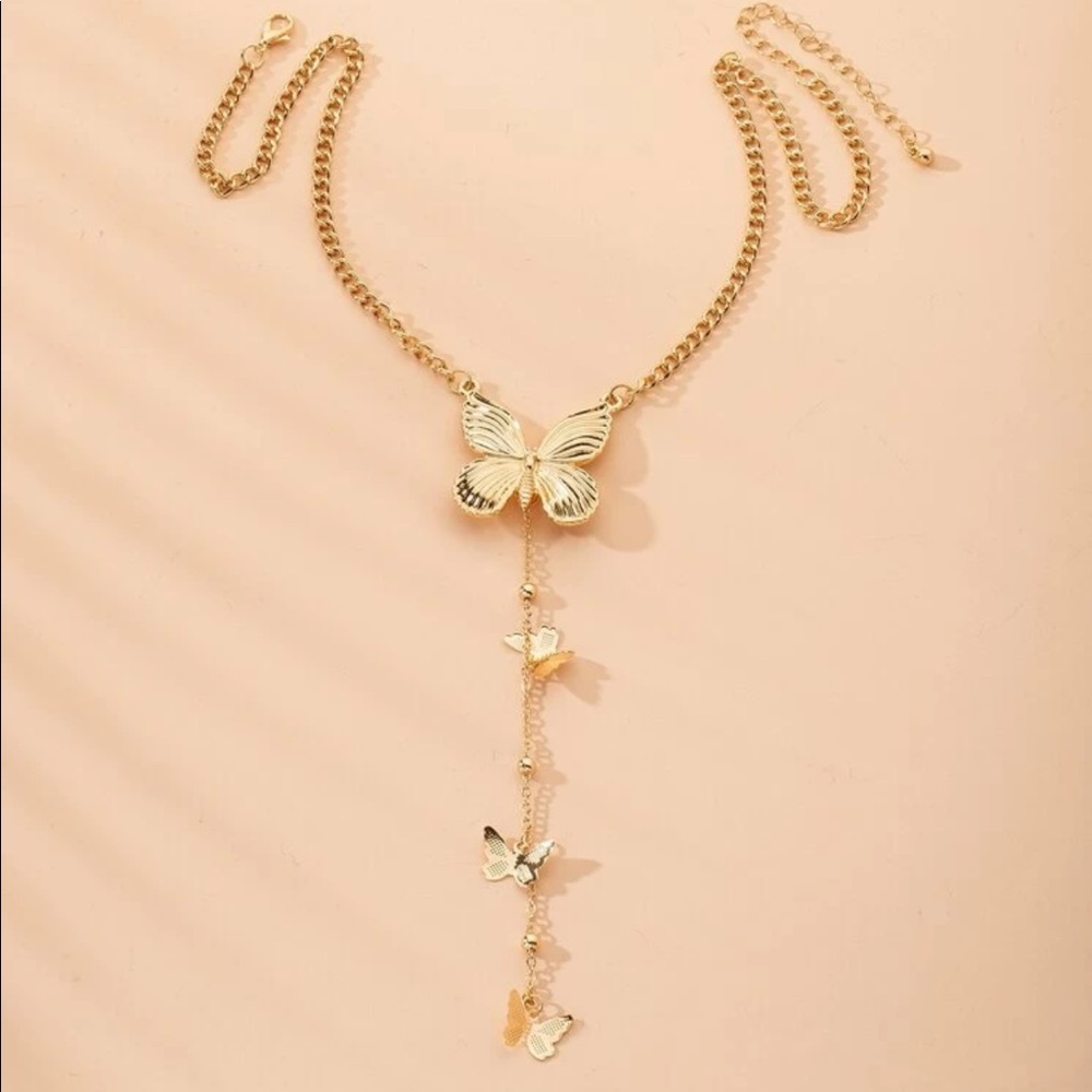 *Serena* Butterfly Y Necklace